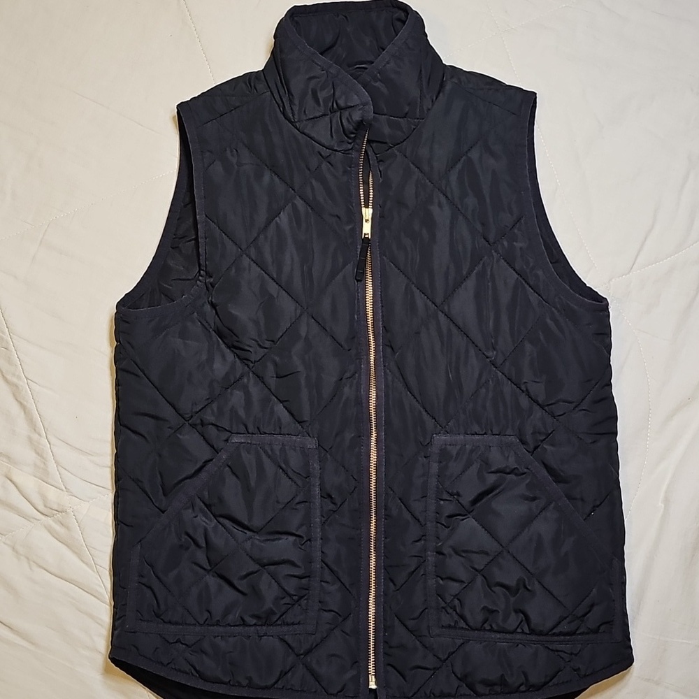 Women's, Quilted, Puffer, Black, Vest, Snow, Casual, Office, School, Travel,